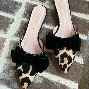 Kate Spade Leopard Mules